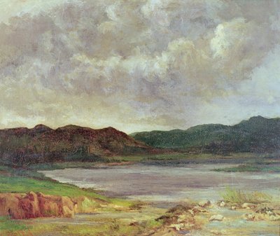 The Black Lake by Gustave Courbet